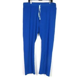FIGS Technical Collection Draw String Blue‎ Straight Leg Scrub Pants Men's XLT